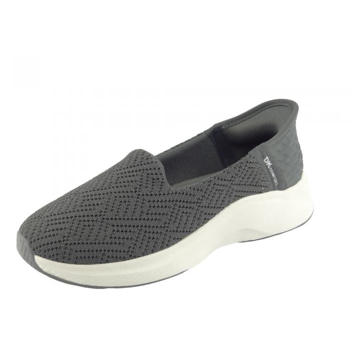 DK tenisky nazouvací 63217 dk. grey, velikost 37