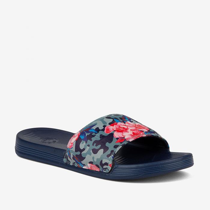 COQUI obuv 6343 NavyCamoRoses