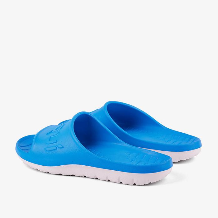 COQUI nazouváky 8951 Sea blue/white, velikost 45