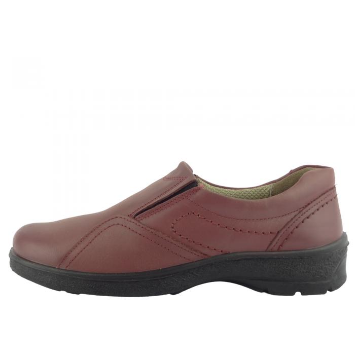 Aurelia mokasíny široké H 4704 Bordo925