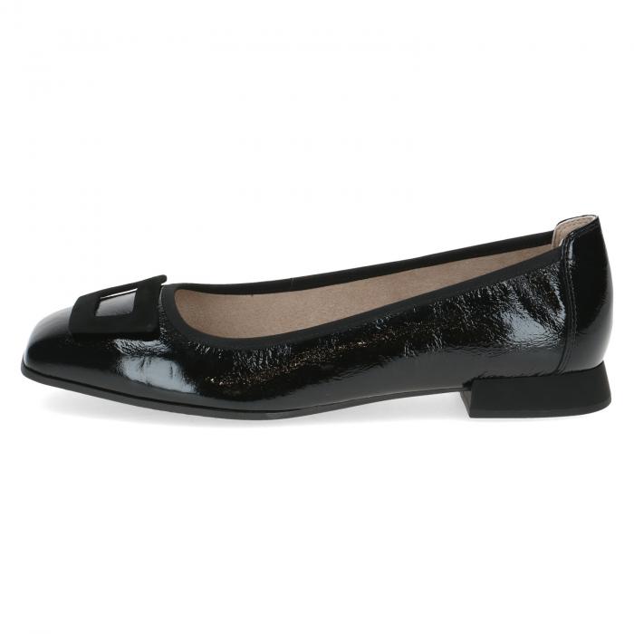 Caprice baleríny 22100 black naplak