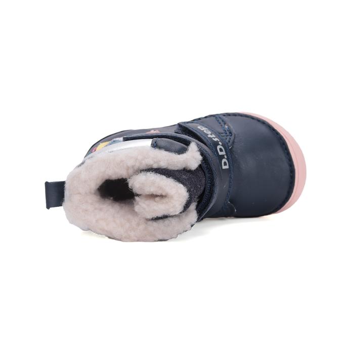 D.D.step zimní obuv W071 42233RoyalBlue, velikost 27