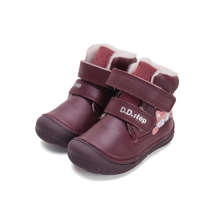 D.D.step zimní obuv w082 raspberry 42774A, velikost 27