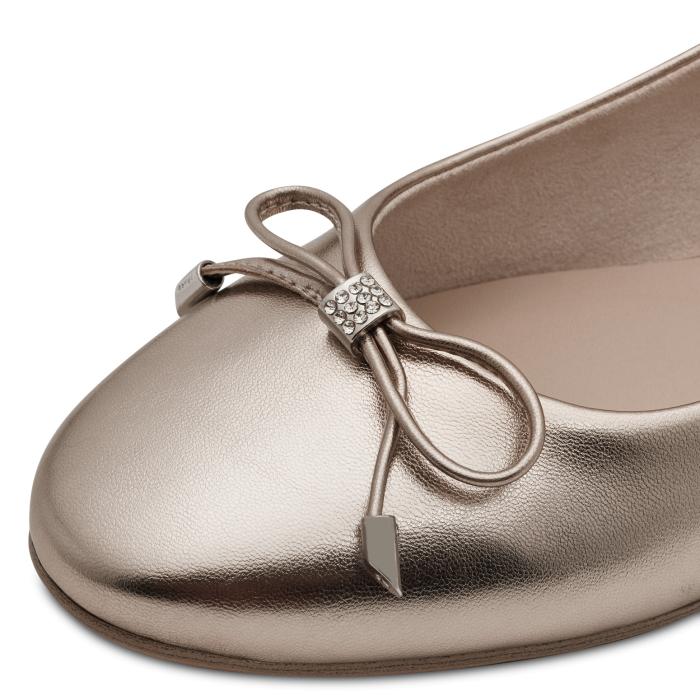 Tamaris baleríny 22105 light gold, velikost 37