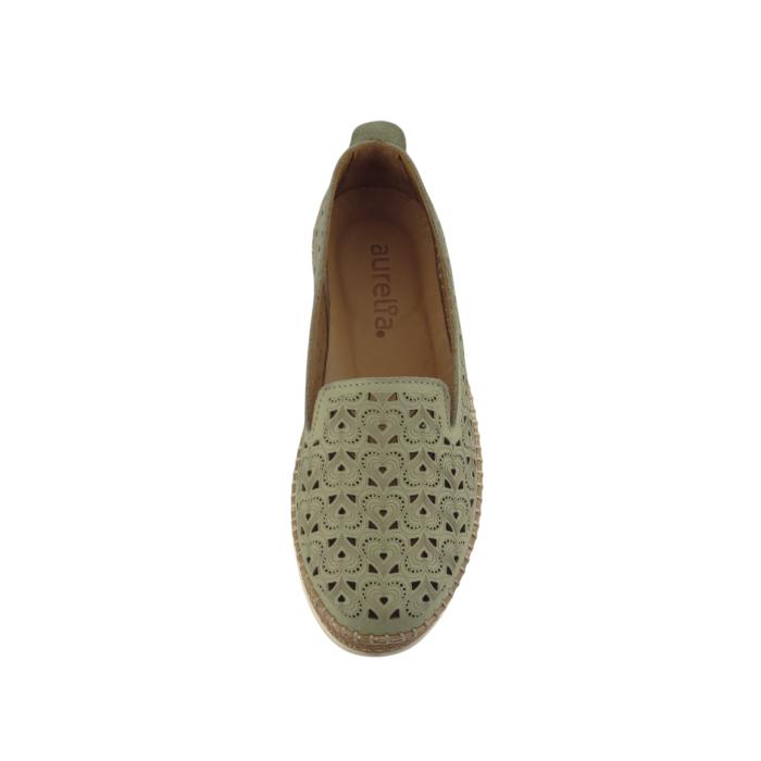Aurelia baleríny 681270 Khaki, velikost 38