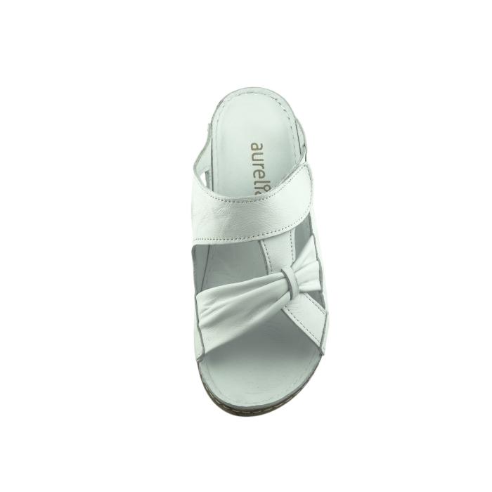 Aurelia nazouvák kožený 007243 White, velikost 38