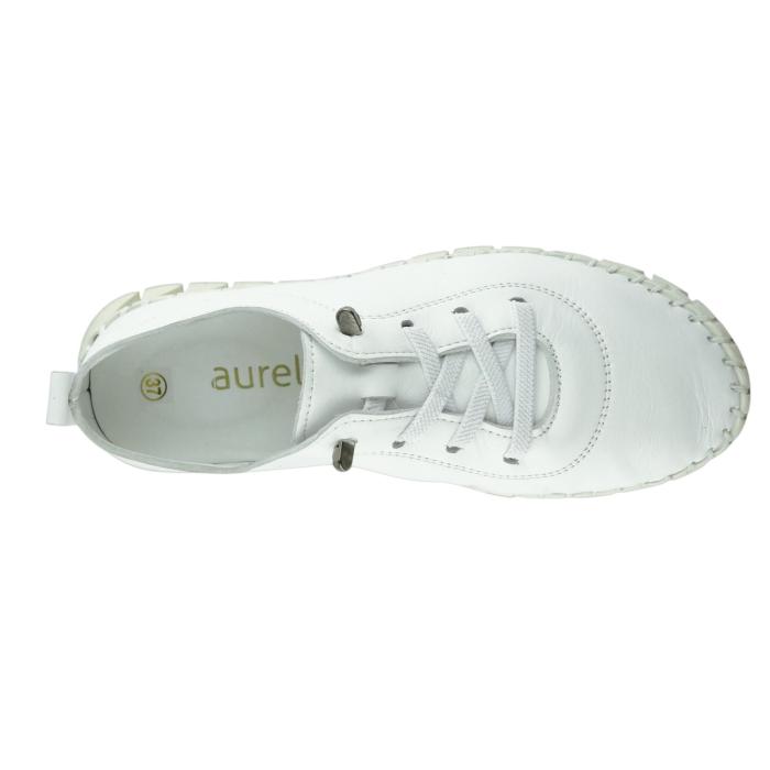 Aurelia kožená polobotka 007810 White, velikost 37