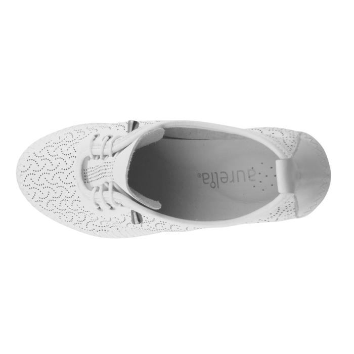 Aurelia perforované tenisky 032571 White, velikost 37