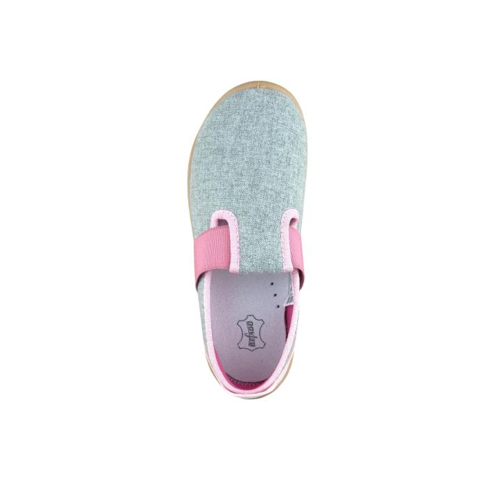 Befado přezůvky barefoot 901 X,Y014šedorůžová, velikost 27