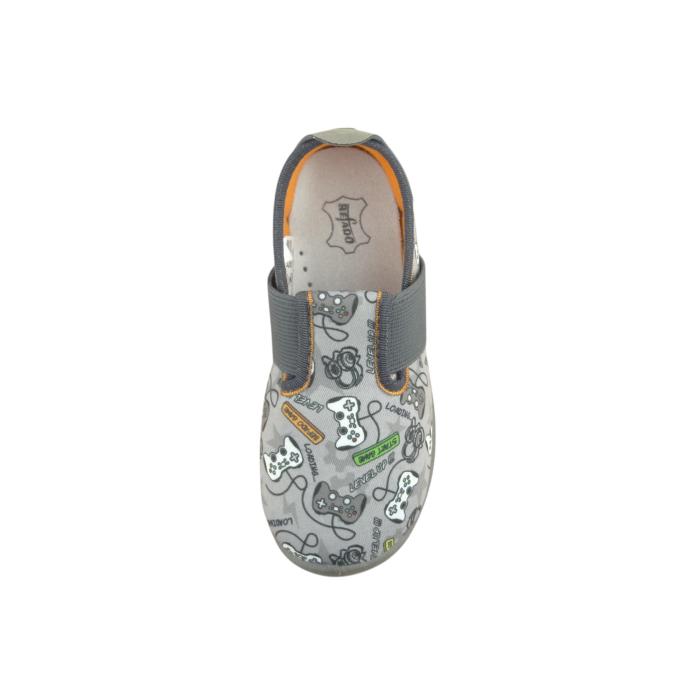 Befado přezůvky barefoot 901 X,Y021grey game, velikost 27