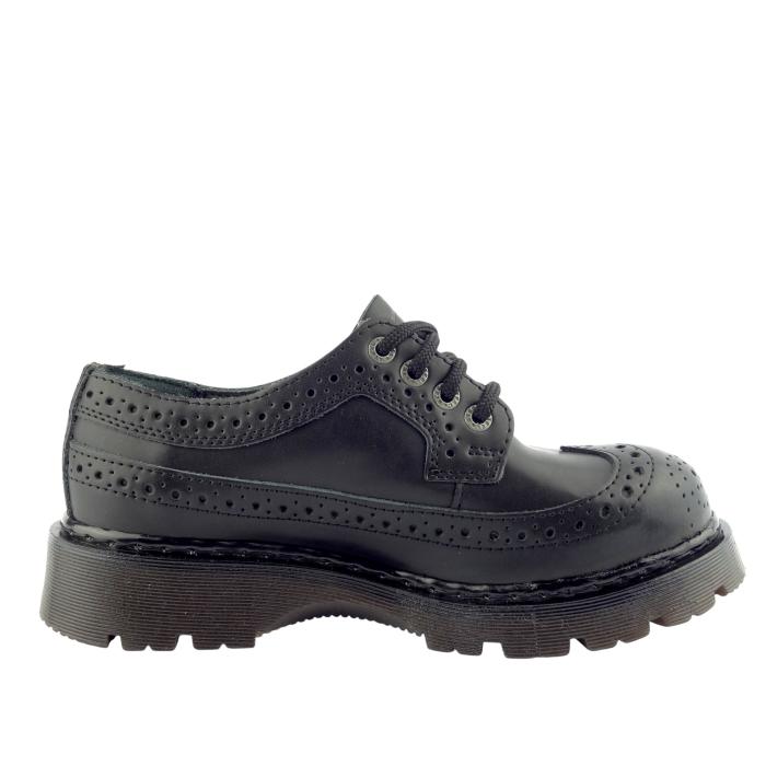 Steel boty 4 dírkové 112/CL2 black-black, velikost 38