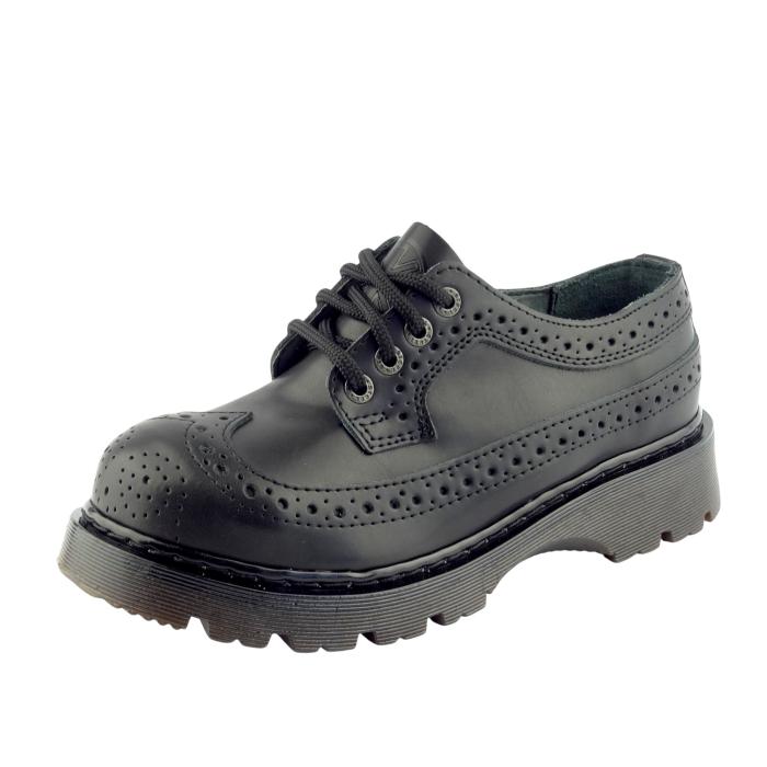 Steel boty 4 dírkové 112/CL2 black-black, velikost 38