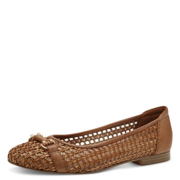 Tamaris baleríny 22138 Cognac, velikost 38
