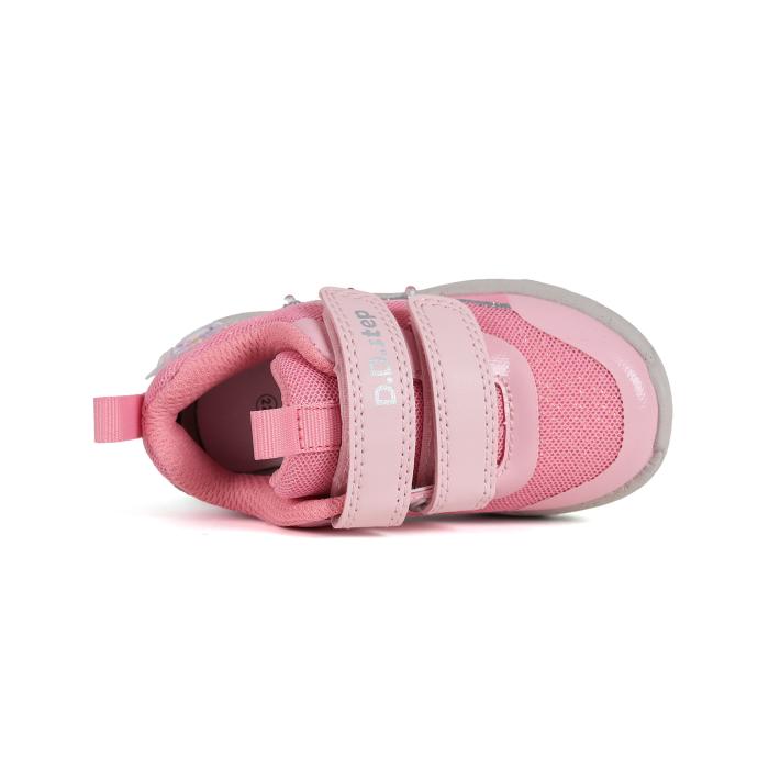 D.D.step tenisky blikající F083 51890 Pink, velikost 22