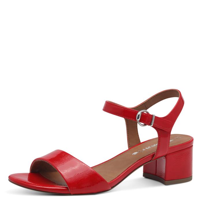 Tamaris obuv 28249 Red Patent, velikost 36
