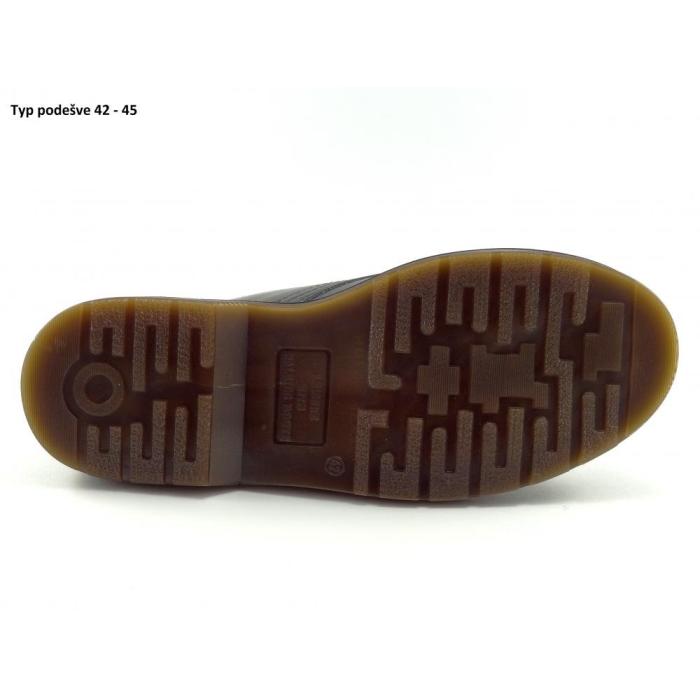 Selma 8 dírková obuv 13D01P2 natural se zipem Ž černá, velikost 44