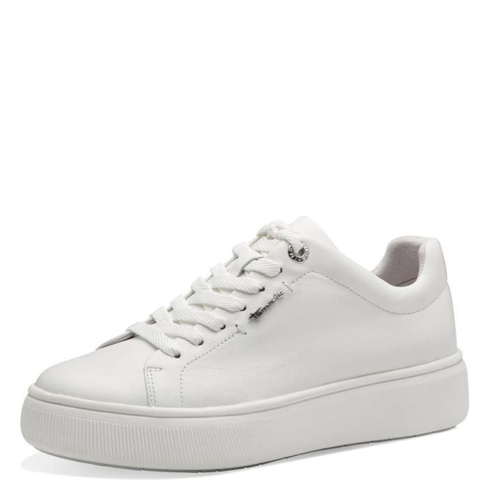 Tamaris obuv 23736 White leather, velikost 37