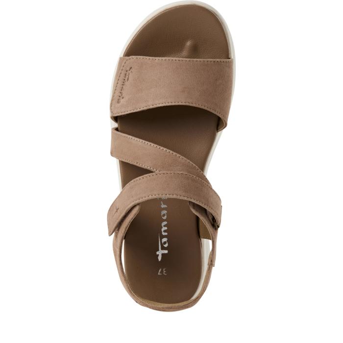 Tamaris sandál 28228 taupe, velikost 37