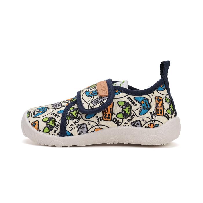 D.D.step plátěnky barefoot C086-51576 51576-white mix