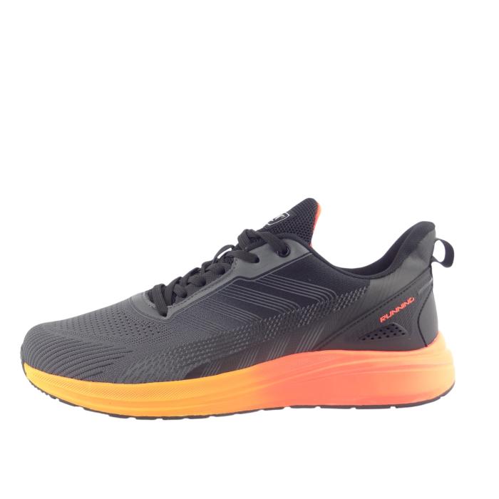DK tenisky VB 17397 grey/black/orange