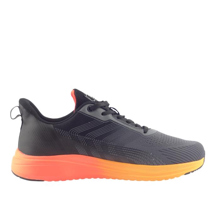 DK tenisky VB 17397 grey/black/orange, velikost 41