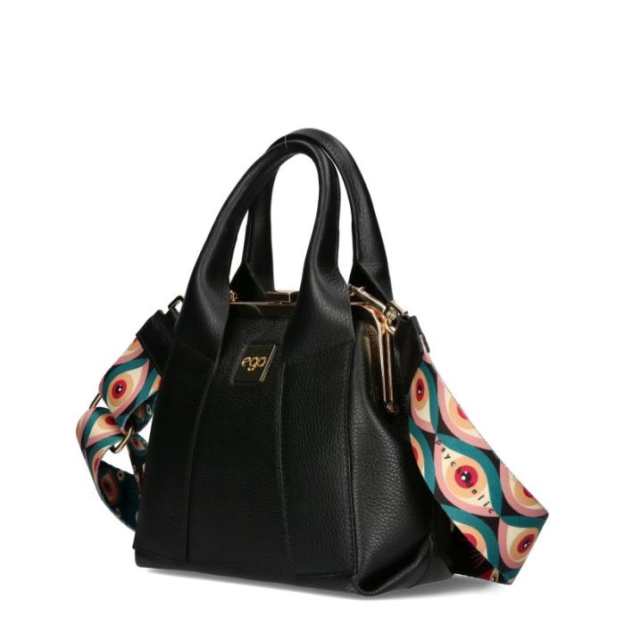 EGO kožená kabelka ES0273 black