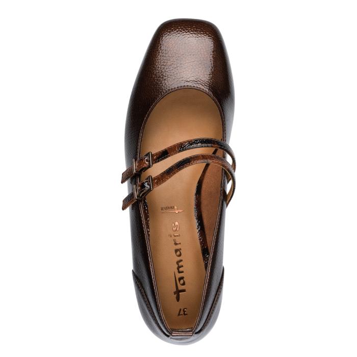 Tamaris lodičky 22318 Brown combi, velikost 37