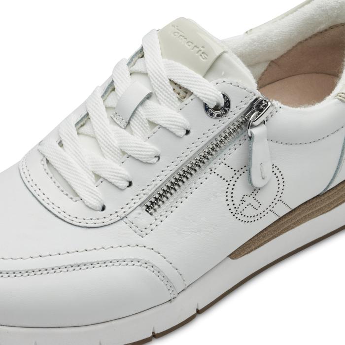 Tamaris comfort široké tenisky 83702 white, velikost 37