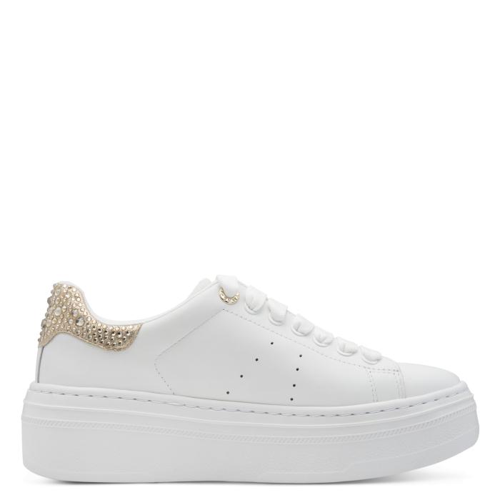 Tamaris tenisky 23755 white champagne, velikost 36