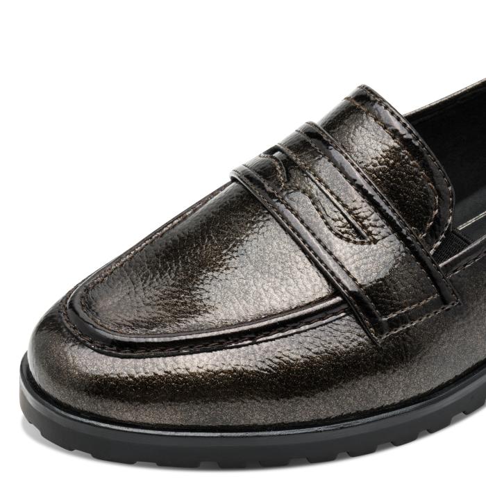 Tamaris mokasíny 24239 pewter, velikost 37