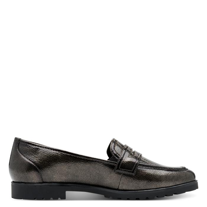 Tamaris mokasíny 24239 pewter, velikost 37