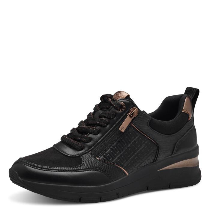 Tamaris  tenisky 23721 black copper, velikost 37