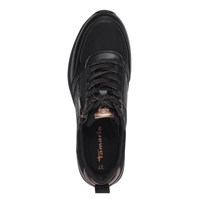 Tamaris  tenisky 23721 black copper, velikost 37