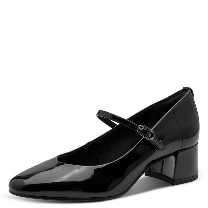 Tamaris lodičky 22312 43 black lakovaná, velikost 36