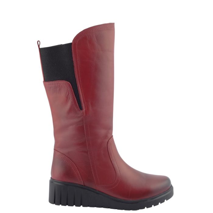 Aurelia kozačky 2692008 Bordo-red kirimzi