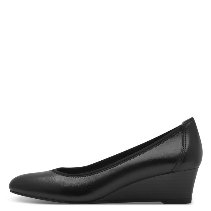 Tamaris polobotka klínek 22320 Black leather