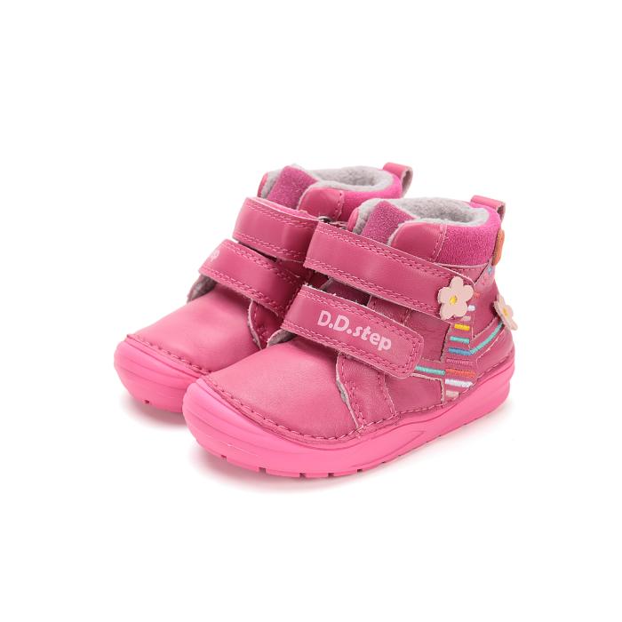 D.D.step celoroční obuv S071 52810BDark Pink, velikost 30