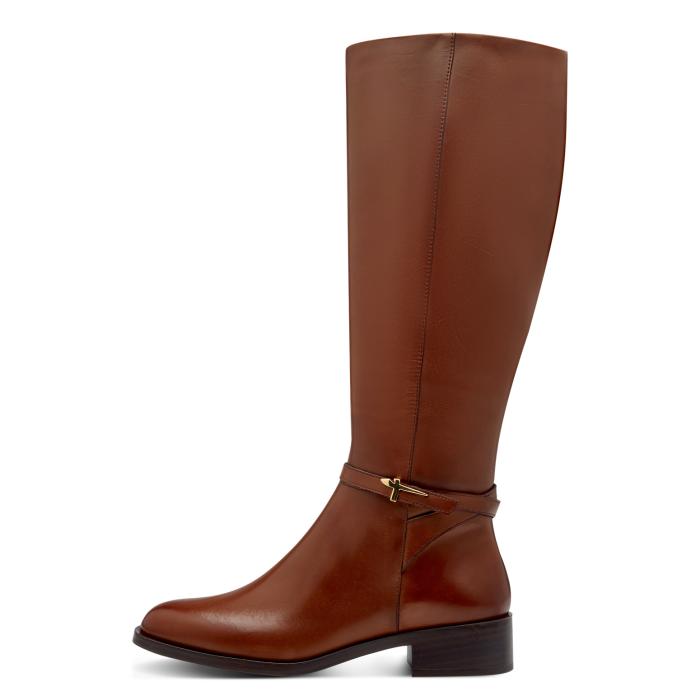 Tamaris kozačky 25529 cognac, velikost 41