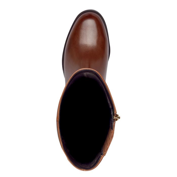 Tamaris kozačky 25529 cognac, velikost 41