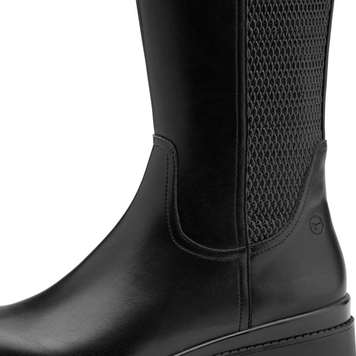 Tamaris kozačky 25625 Black, velikost 40