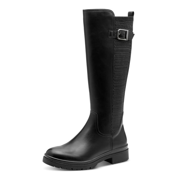 Tamaris kozačky 25625 Black, velikost 40