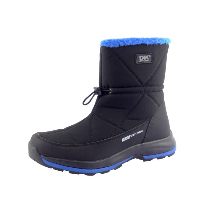 DK sněhule softshell 12118 blk/blue, velikost 41