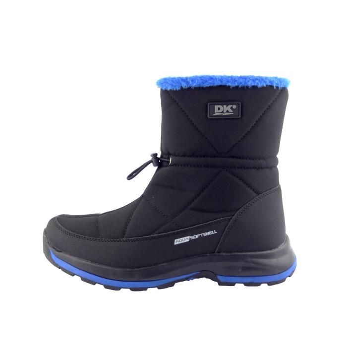 DK sněhule softshell 12118 blk/blue, velikost 41