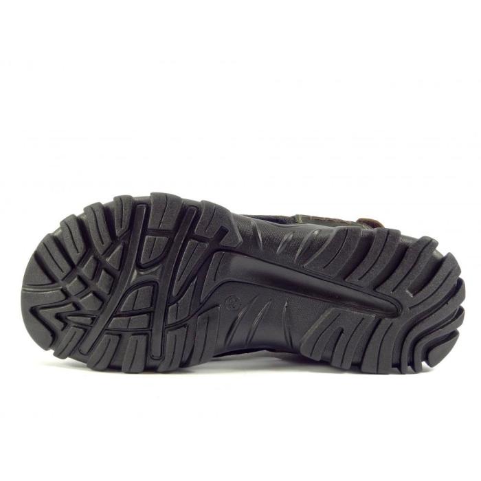 Selma sandále kožené hnědé MR 71114, velikost 47
