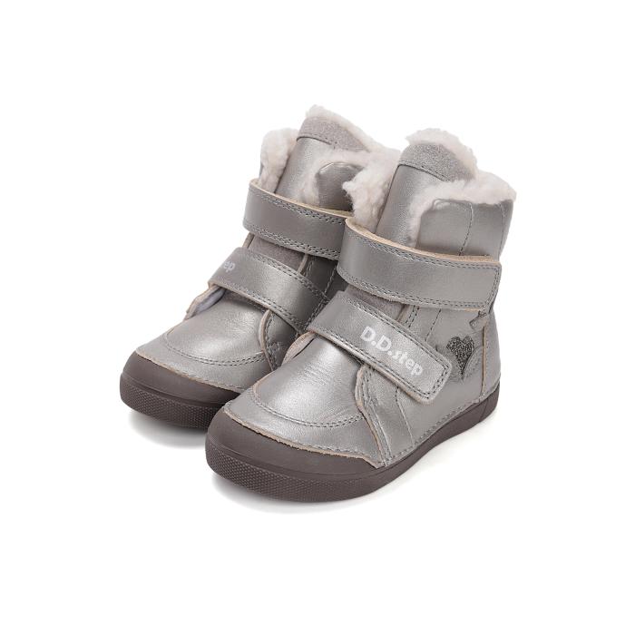D.D.step zimní blikající obuv w068 champagne 52320A, velikost 31
