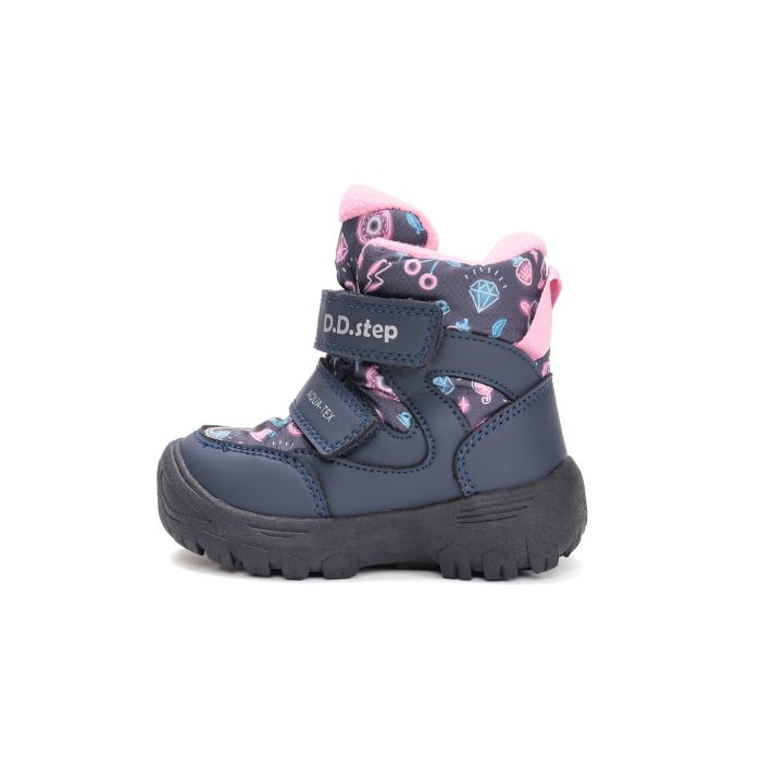 D.D.step zimní obuv P081 daisy pink 52616A