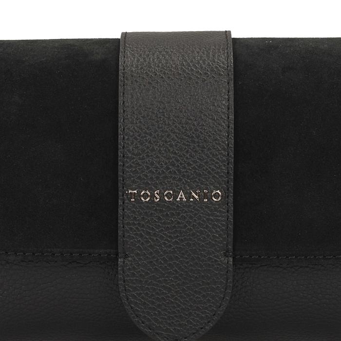 Toscanio kožená kabelka G152 černá