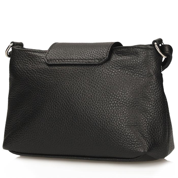 Toscanio kožená kabelka F268 černá