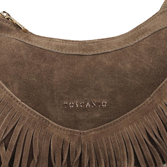 Toscanio kožená kabelka G105 béžová