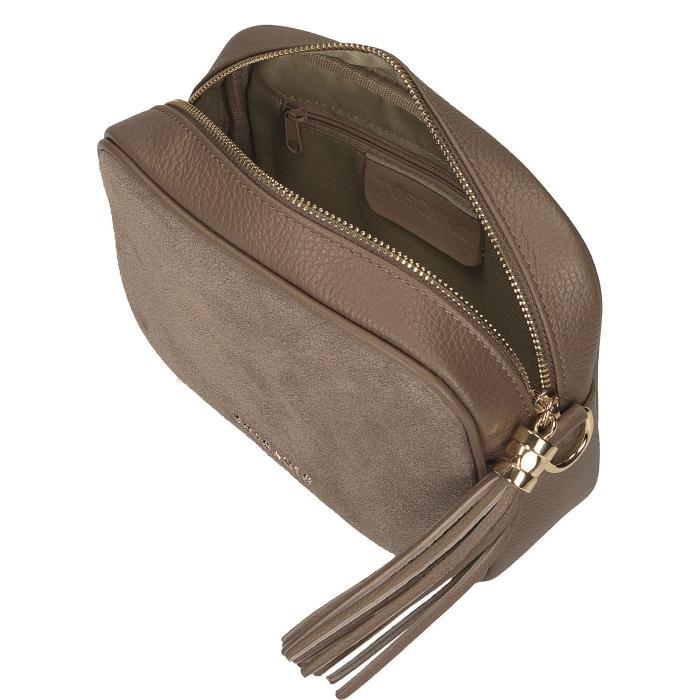 Toscanio kožená kabelka G88 béž D40